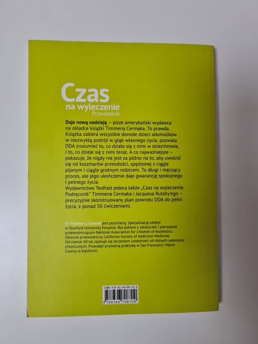 Czas na wyleczenie Podręcznik - Timmen L. Cermak, Jacques Rutzky x
