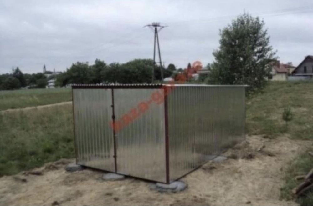 Garaż Blaszany Garaże Blaszane 3x5 Blaszaki Szczyrzyc
