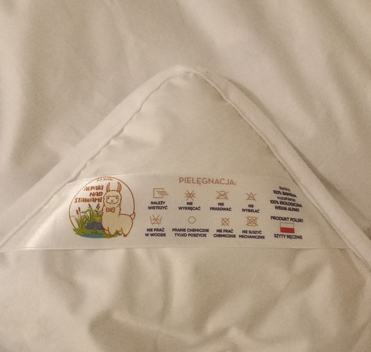 Kołdra z wełny alpaki