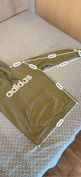 Толстовка с линейным логотипом ADIDAS M