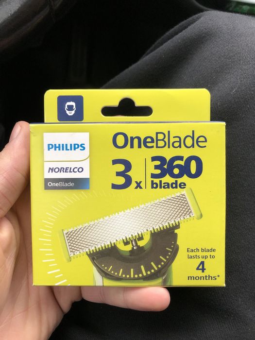 Ostrza Philips Oneblade 360 3x nowe
