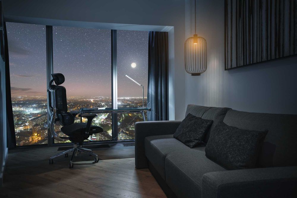 Luksusowy apartament w Sky Tower