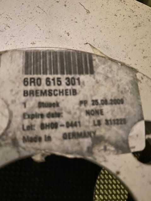 Гальм.колодки та диски 6R0615301, 6Q0698151, 6Q0698525A, 1H0698545A