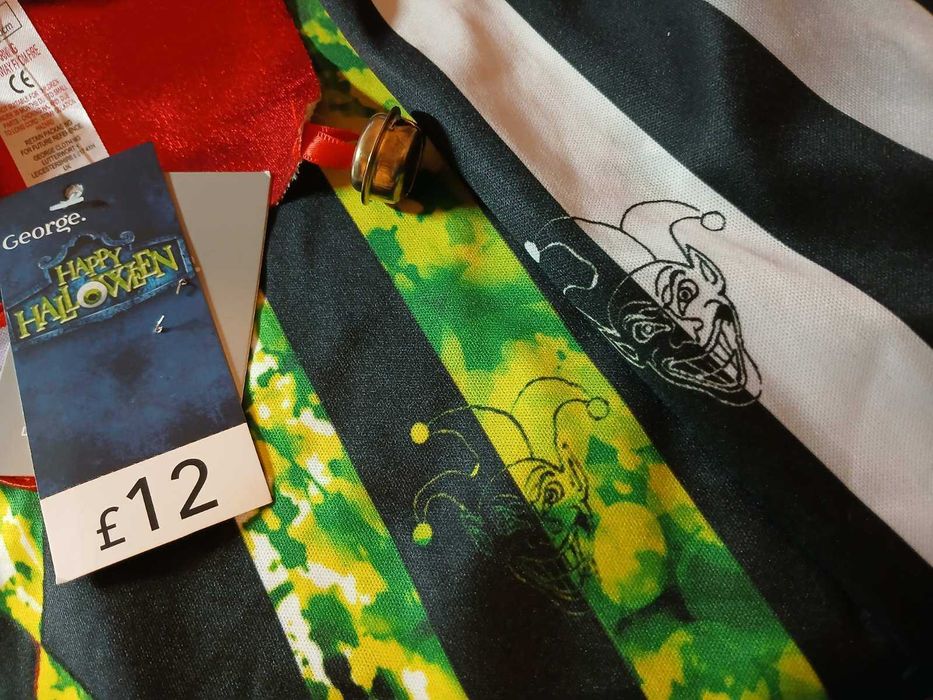 Костюм Halloween клоун арлекін пенівайз George 8-10 років