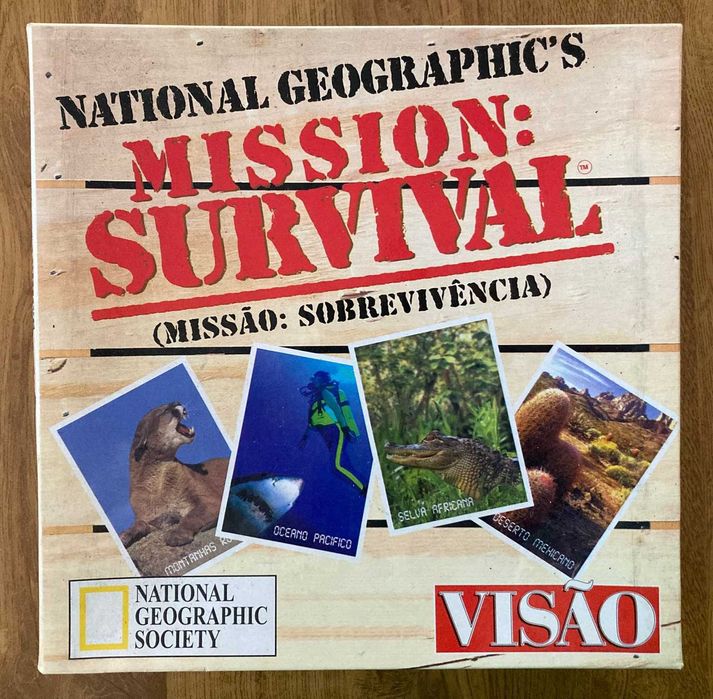 Jogo de Tabuleiro National Geographic Missão: Sobrevivência (Completo)
