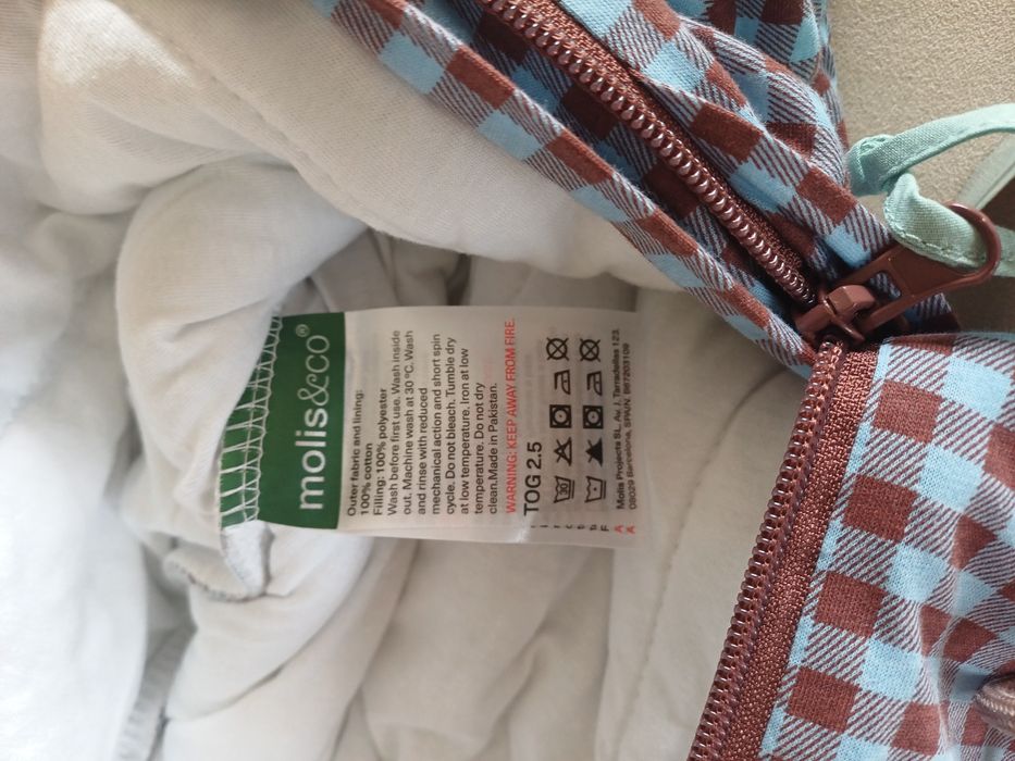 Molis&co saco de dormir com pés e manga tog 2.5, 3 anos