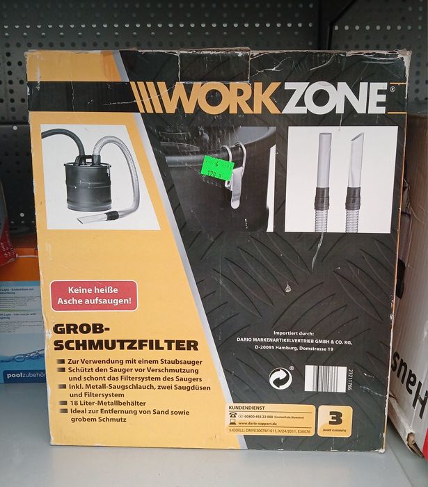 Odkurzacz część dolna   workzone ogrodowy