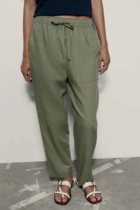 Продам льнянi,льняные брюки Zara,M