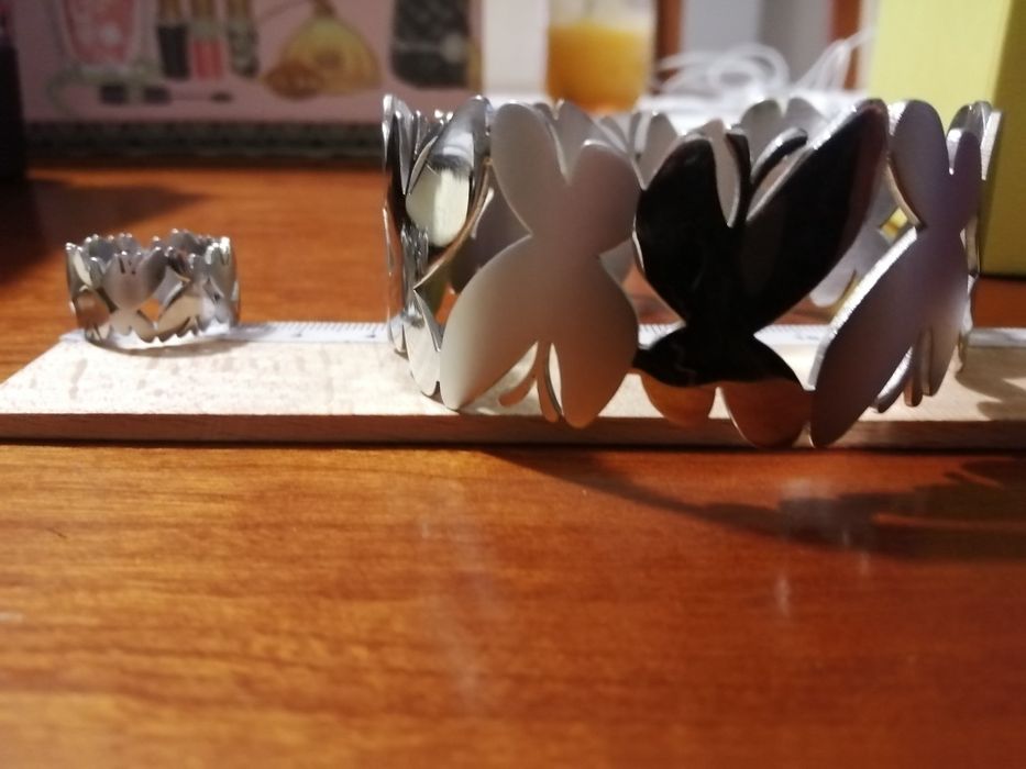 Pulseira e anel cristian lay