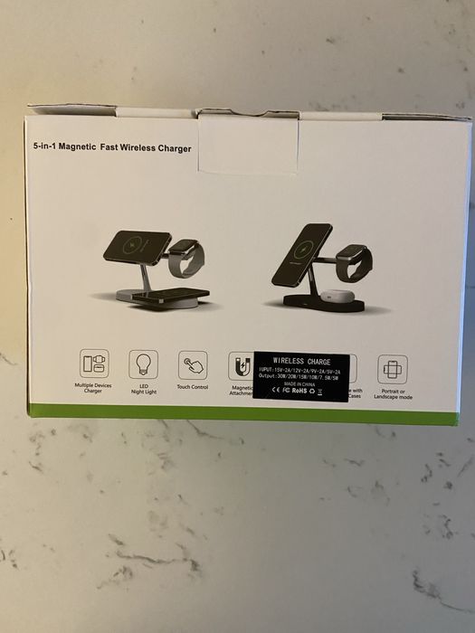 Szybka ładowarka indukcyjna 30w - 5w1 Iphone/Airpods/apple watch