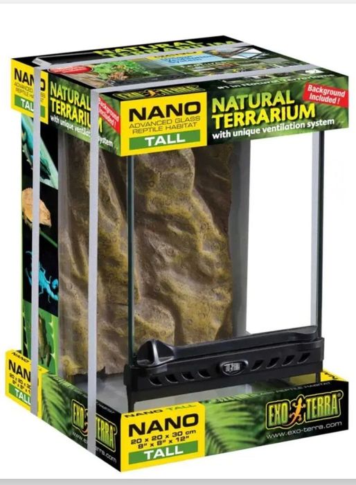 Terrário Exoterra 20x20x30 cm Oferta Bicho Pau