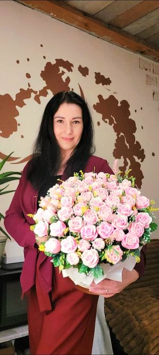 Букеты из  мыла, подарок, сюрприз, цветы