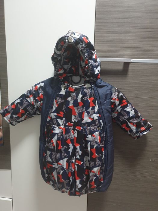 Комбенизон зима трансформер весна осень 0+ до 1.5 года