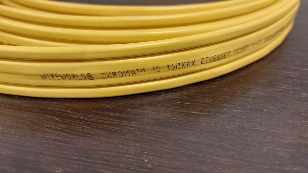 Cabo rede ethernet Wireworld Chroma 10 3m