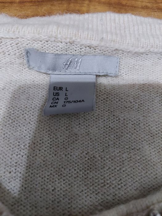 Sweterek rozpinany H&M L