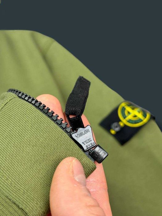 Зип-Худи Stone Island Зеленая ОРИГИНАЛ