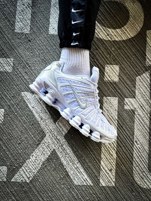 Мужские кроссовки Nike Shox TL "White" . Размеры 41-45