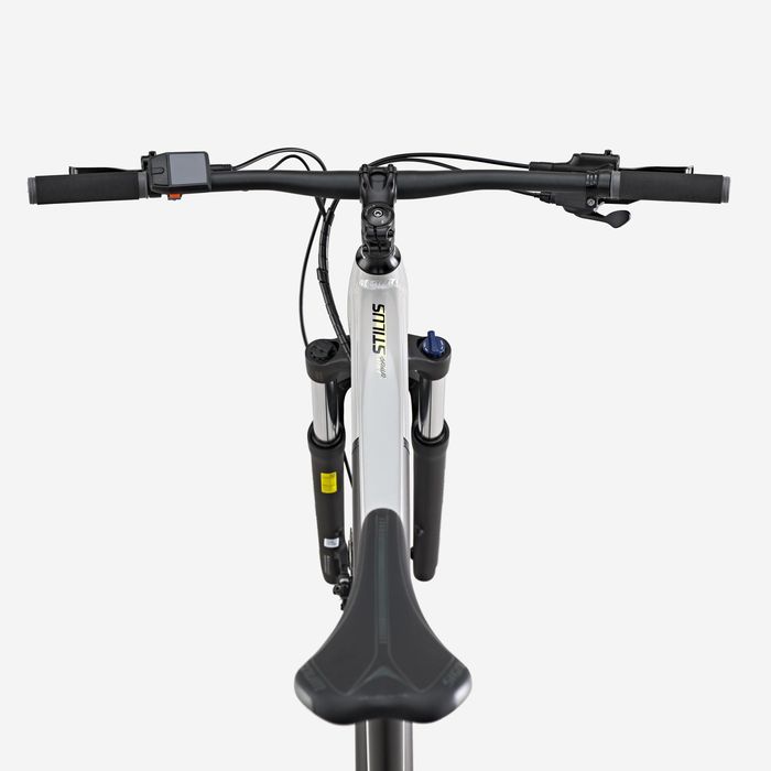 Bicicleta BTT Elétrica Semirrígida STILUS Off Road Cinzento-claro