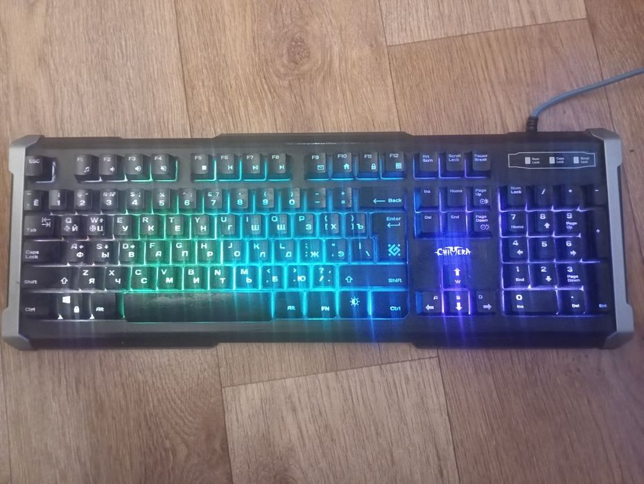 Клавиатура с подсветкой. Defender. Chimera. USB.