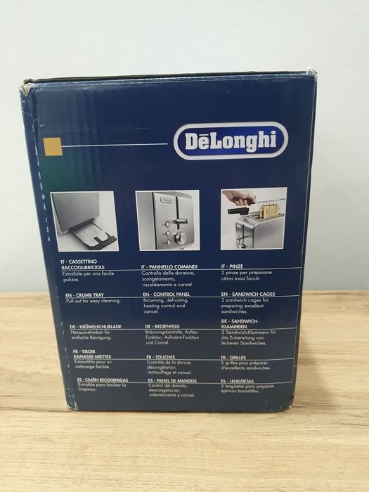 Toster stal nierdzewna De'Longhi CTX2203