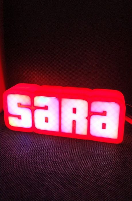 Nomes em Led várias cores