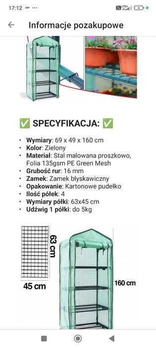Szklarnia balkonowa