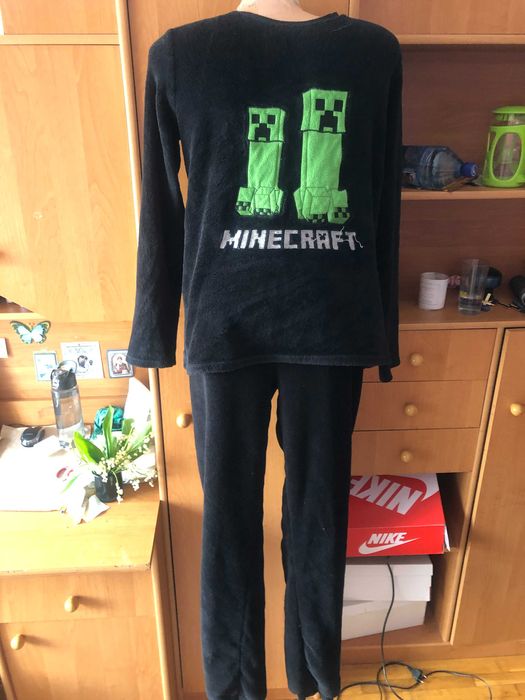 Пижама, комплект, костюм,13-14 p 164 см. Minecraft.