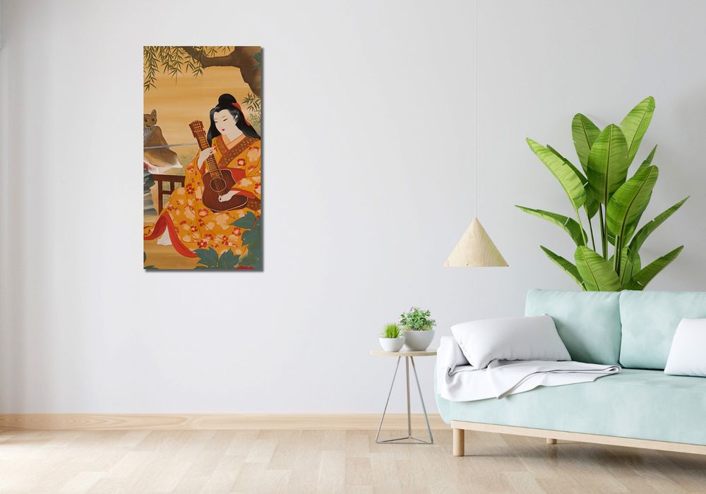 Obraz 50x100cm Muzyka i Poeci