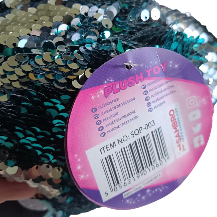 Glitter palz,нова іграшка-подушка у пайєтках,35 см