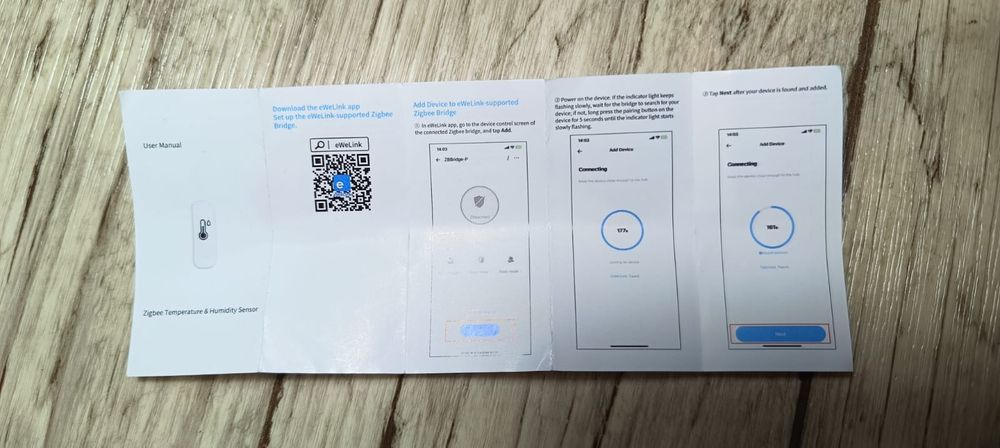 Sprzedam inteligentny czujnik temperatury i wilgotności TH01.
