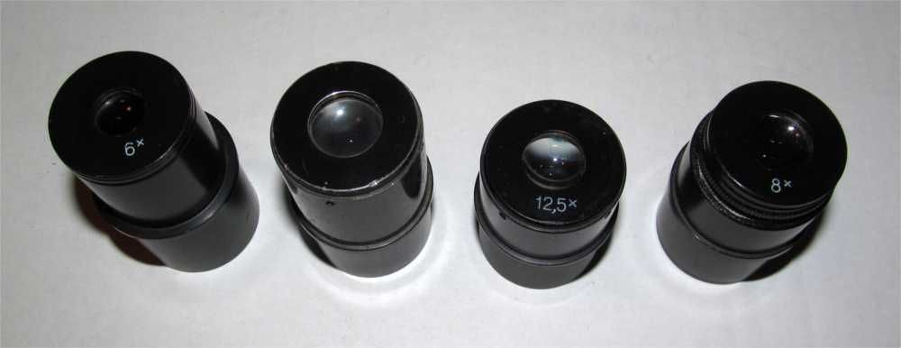 Окуляр, линза, оптика микроскопа МБС-1, МБС-2, БМ-51-2