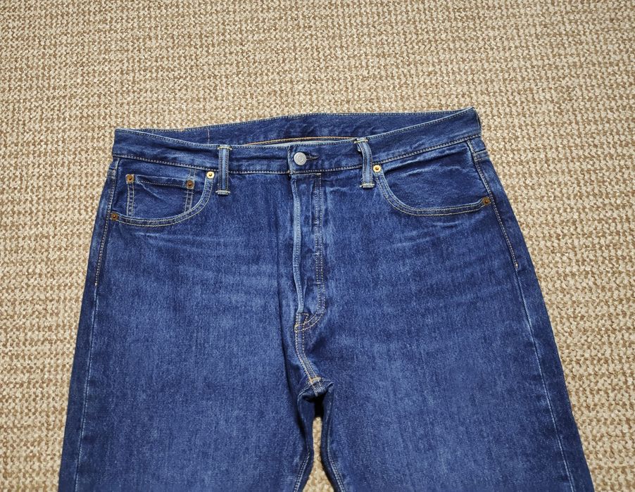 Levi's 501 W36 L30 джинси straight оригінал blue jeans
