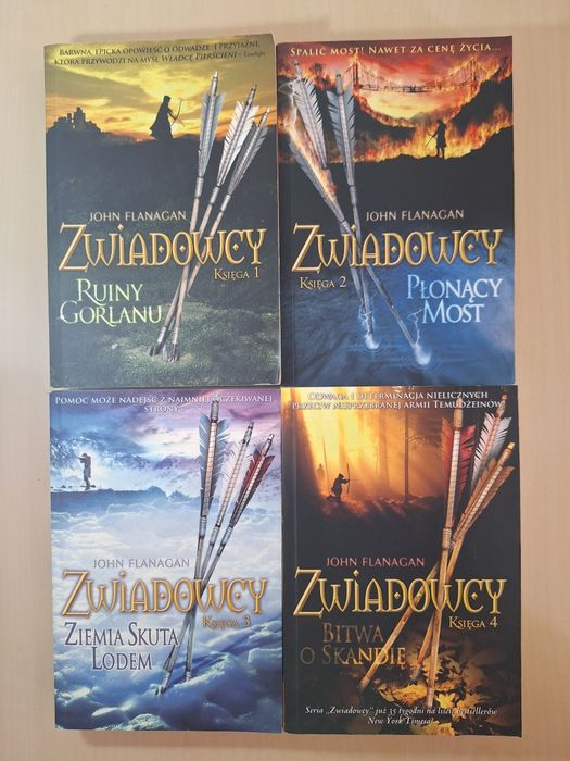 John Flanagan Zwiadowcy 1-4