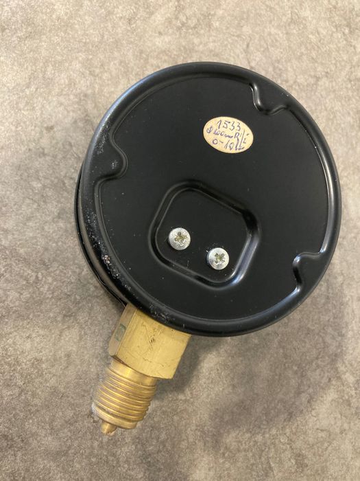 Manómetro industrial transparente 10 bar