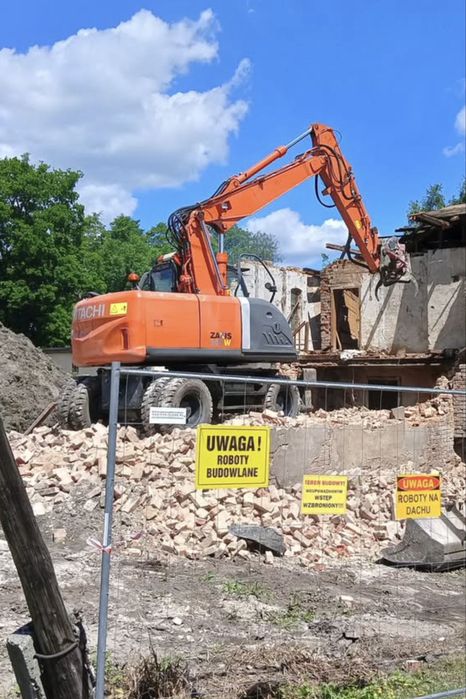 Wyburzenia i rozbiórki wywóz gruzu ziemi utwardzanie dróg prace ziemne