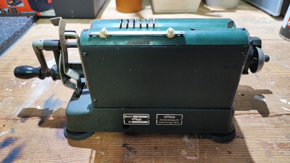 Máquina de calcular walther wr10