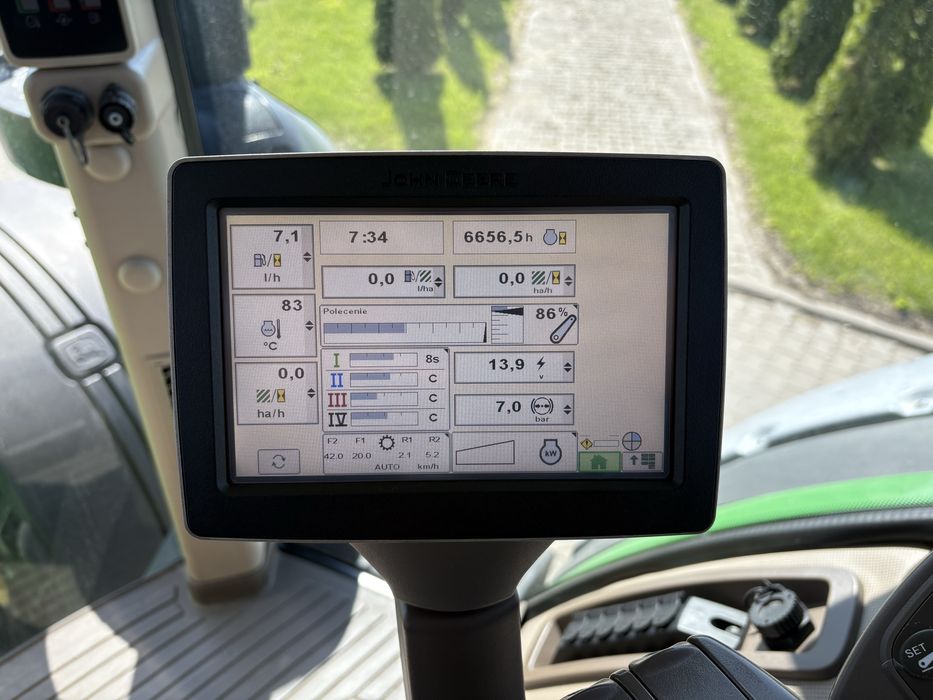 John Deere 8310R, niski przebieg, historia serwisowa