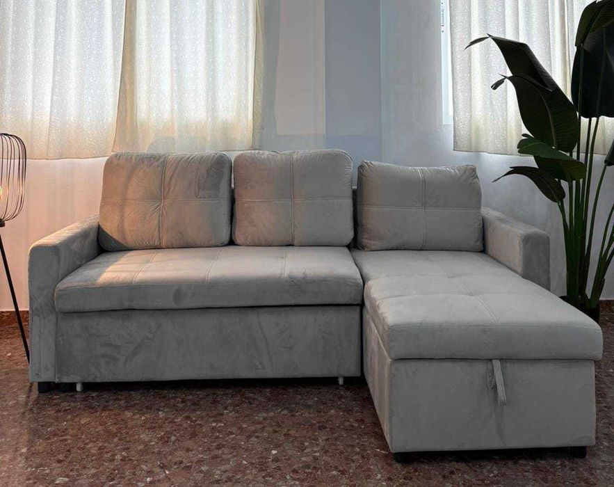 LIQUIDAMOS SOFA CAMA COM BAU ENVIO GRATIS PAGA NA CASA