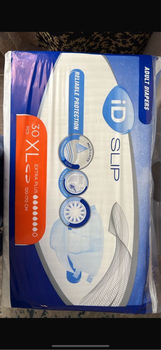 Підгузки для дорослих подгузники iD Slip Extra Plus XL