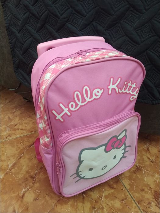 Mochila escolar para criança da Hello kitty escola casa apartamento.