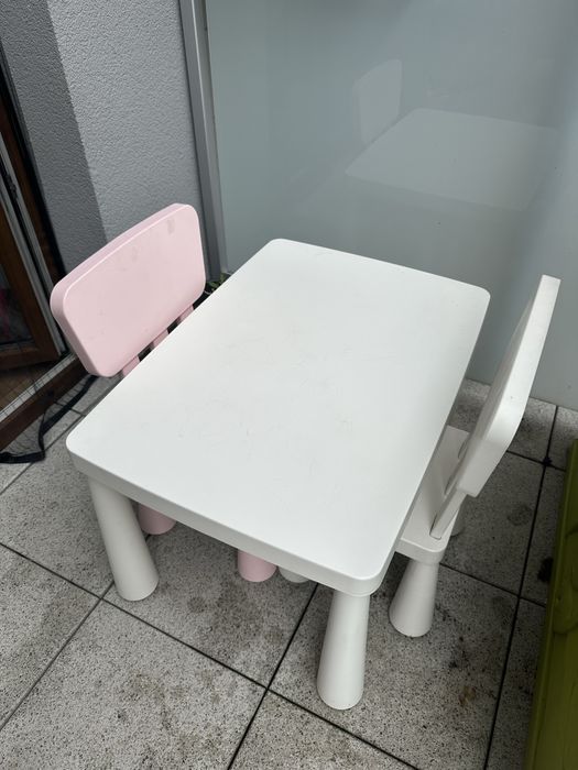 Stolik stoliczek krzesełka dla dzieci ikea mammut