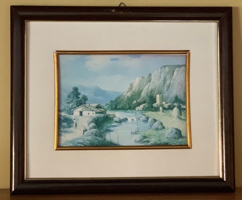 Quadros Decorativos (2 com imagem de Cavalos +1 com imagem de Paisagem