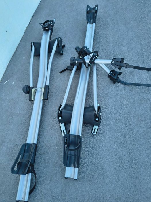 Mala tejadilho e porta bicicletas