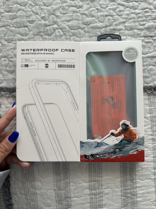 Capa à prova de agua iphone 16 plus