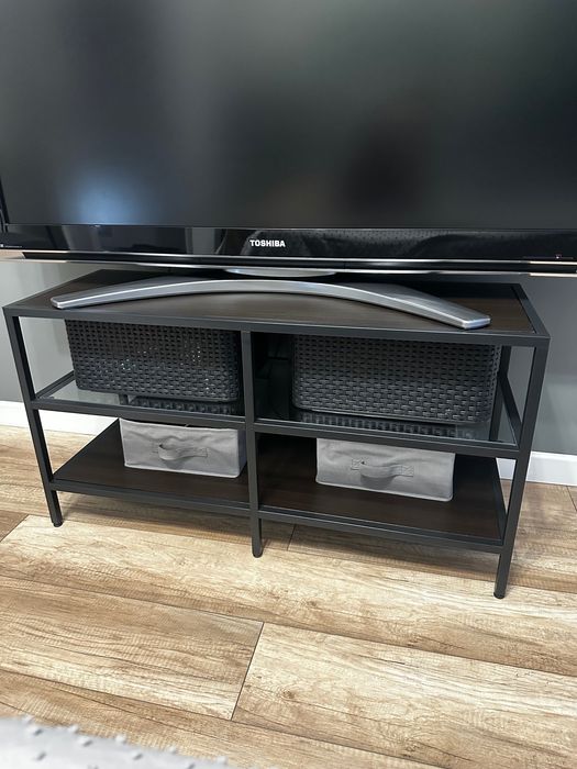 Szafka RTV czarnobrąz ikea