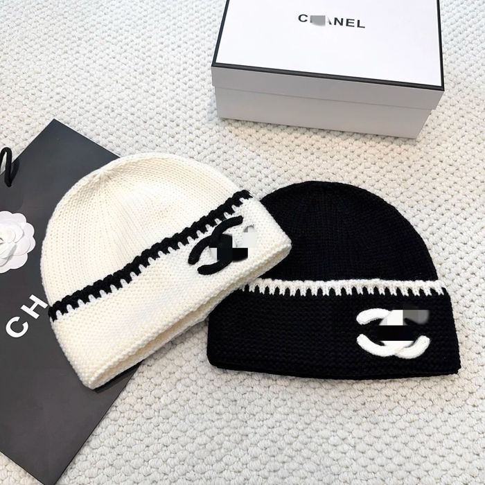 Теплая шапка Chanel кашемир