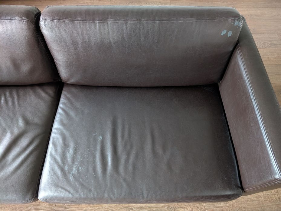 Sofa skórzana Ikea Sater