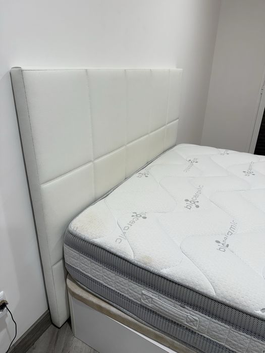 Cama Sommier + cabeceira + colchão 160x200