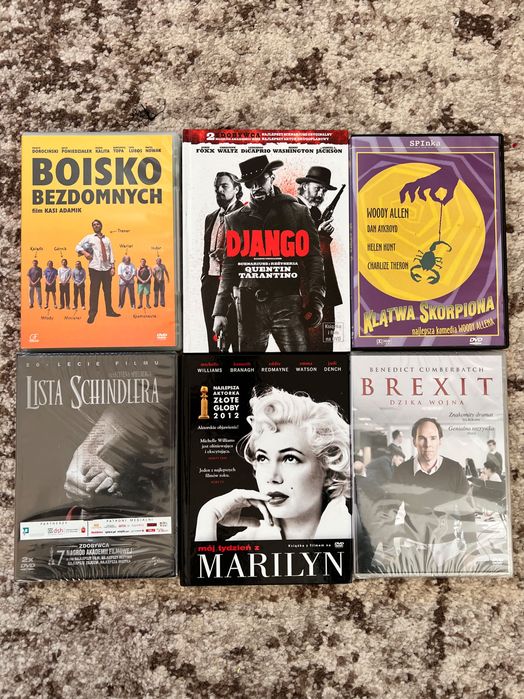 DVD Filmowy 6szt.