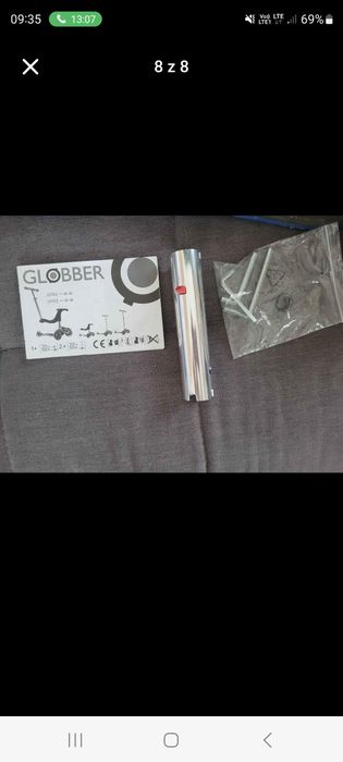 Hulajnoga globber rowerek biegowy 4w1 niebieski